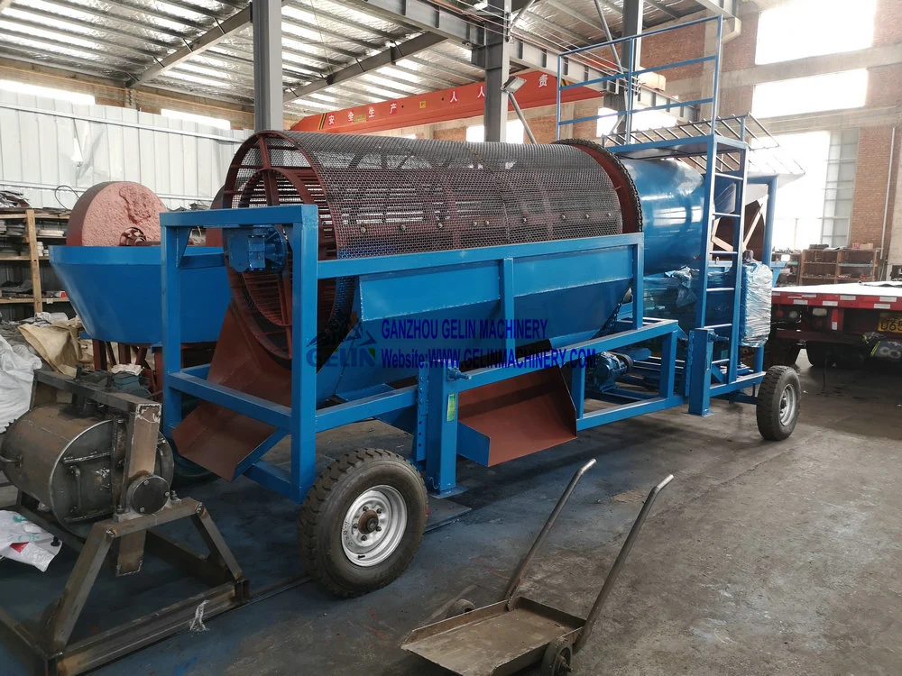 100tph Alluvial Sand Gold and Diamond Mining Wash Plant