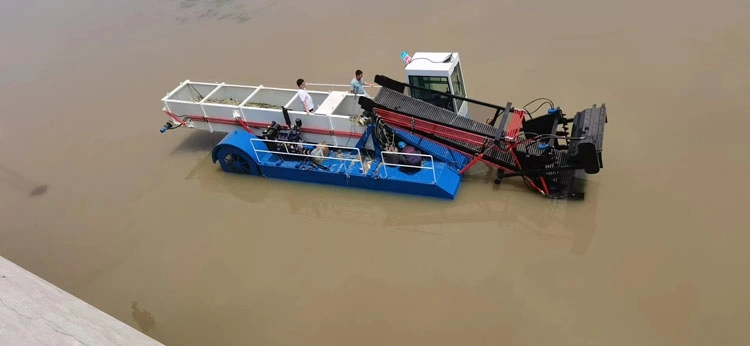 Agricultural Machinery Water Hyacinth Reed Cutter Cutting Ship /Rubbish Collection Cleaning Boat Vessel Mowing Boat