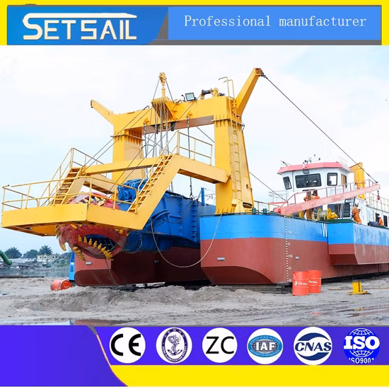 Diesel Engine Sand Cutter Suction Dredger for River Mud