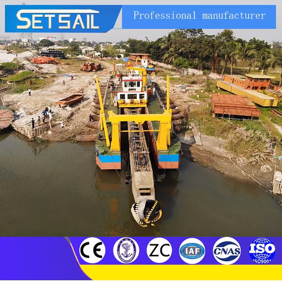 Diesel Engine Sand Cutter Suction Dredger for River Mud
