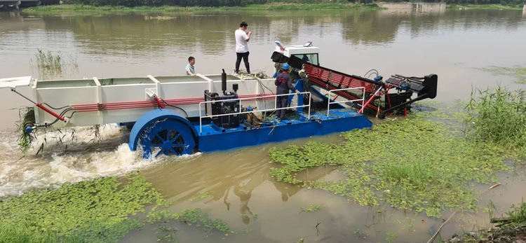 Agricultural Machinery Water Hyacinth Reed Cutter Cutting Ship /Rubbish Collection Cleaning Boat Vessel Mowing Boat