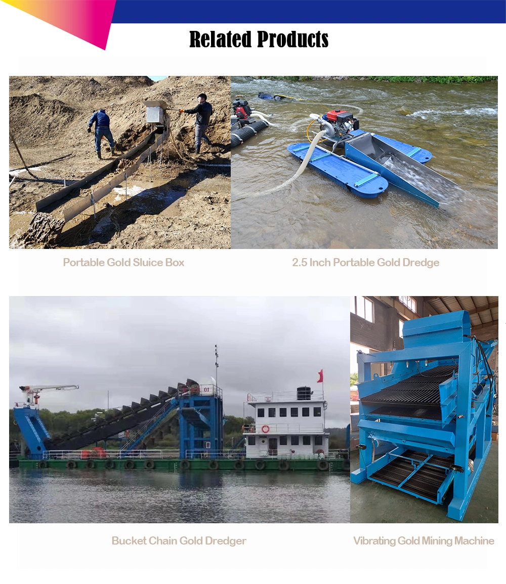 Bucket Chain Dredger River Gold and Diamond Mining Dredger Sand Dredger