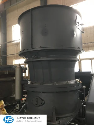 Broyeur à cône hydraulique à cylindre unique de grande capacité pour usine de concassage d'agrégats