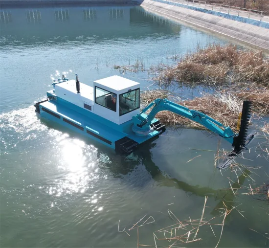 2022 Chine Nouvelle rivière automatique et sur terre à l'aide d'un bateau de tonte