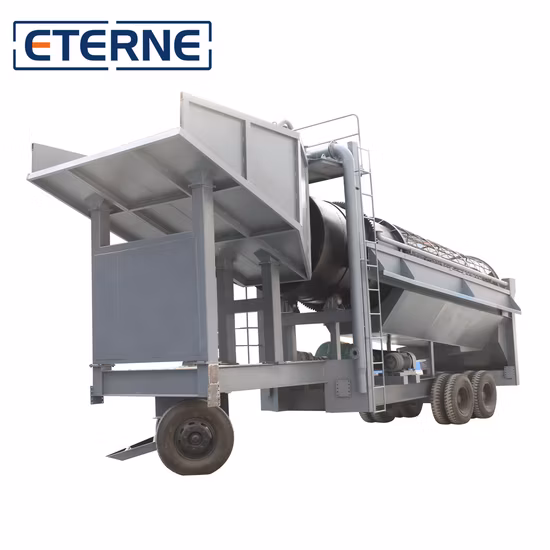 Usine de lavage de charbon d'or de séparateur de sable d'or de machine de traitement minéral