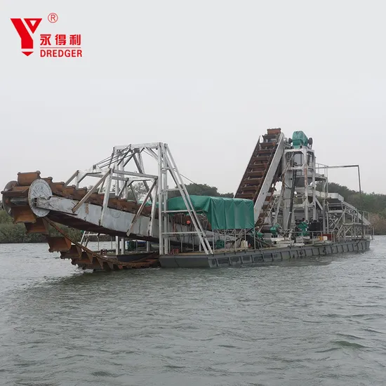 150m3/Hour Bucket Chain Gold Dredger/Dredging Ship/Dredging Navire pour les ventes en Amérique du Sud