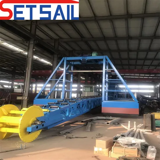 Bucket Chain River Gold et Daimond Dredger avec Trommel Screen